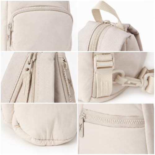 Reebok Unisex Crossbody Bag - Convertible Compact Durable Cross Body Bag for Women and Men - Gym and Travel Essentials, Size One Size, Maeves Stucco - color: Maeves Stucco