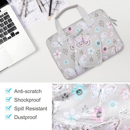 Hseok Laptop Sleeve 14 inch Case with Small Case, Compatible with MacBook Neo 14, MacBook Pro 14 M5/M4/M3/M2/M1, XPS 14 and Most 14 inch Notebooks, Neoprene Computer Handbag,B01F01 - color: B01f01, size: 14"
