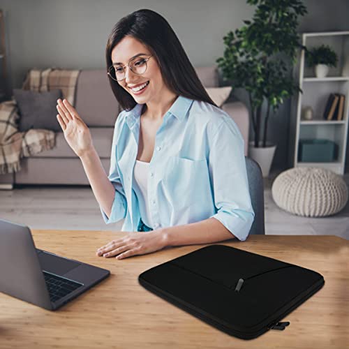 Laptop Case Sleeve 15.6 inch, Durable Shockproof Protective Computer Carrying Cover with Front Pocket, Briefcase Handbags Laptop Sleeve Bag for 15.6 inch HP, Dell, Acer, Asus, Notebook, Black - color: Black, size: 15.6 inch