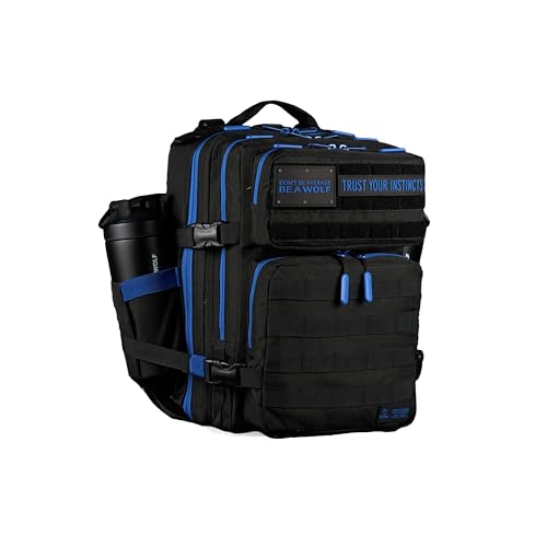 WOLFpak 35L Meal Prep Management Backpack (Blue Wolf) | Easily Store & Organize Food Storage Containers w/Built-In Lunch Box, Cooler, Travel, Insulated Bag - color: Blue Wolf