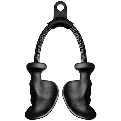 BLUSLM Ergonomic Tricep Rope Pulldown Attachments, Upgraded 27 32 40 & 47 Inch Extra Long Triceps Rope Cable Attachments for Gym, LAT Pull Down Bar for Cable Machine, Tricep Workout Cable Attachments - color: HAND ROPE-01