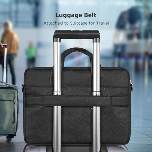 KIZUNA Laptop Sleeve Case 13 Inch Computer Shoulder Bag for 14" MacBook Pro M3 2023/M2 M1 Max /13.6" New MacBook Air M2/14 Lenovo ThinkPad X1 Carbon/Yoga C740 S740 C930/14 IdeaPad Flex 5i, Black - color: Black, size: 13-13.3 Inch