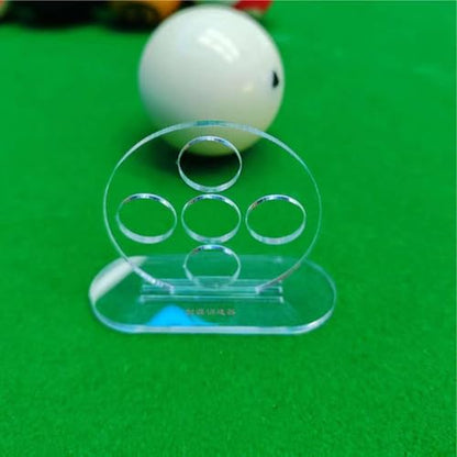 Portables Cue Stick Practice Tool Features Durability Acrylic Strokes Trainer for Home Club Use Precisions Alignment Trainer