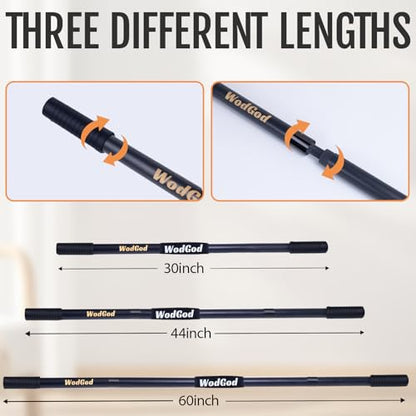 Wooden Yoga Stick,5 Ft Mobility Stick,Adjustable Stretching Stick,Portable Splicable Exercise Stick,Exercise Pole For Balance,Flexibility And Mobility,Stretch Stick,Stick Mobility Training Stick