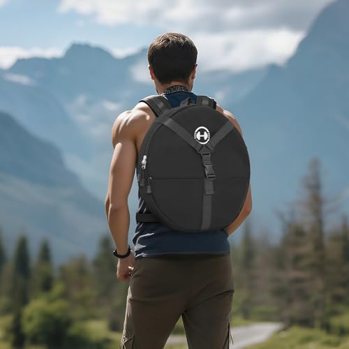 YEEGO DIRECT Weighted Backpack Weighted Vest for Fitness and Bodyweight Workouts, Adjustable Rucking Backpack with Padded Straps, 10 LBS barbell Weight Plate Ideal for Training