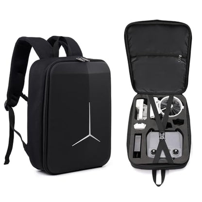 Backpack Case for DJI Flip, Travel Carrying Storage Shoulder Bag EVA Protective Cover Shell can Store Flip Drone Accessories, RC2 or RC-N3 Remote, Charging Hub Batteries Portable Organizer