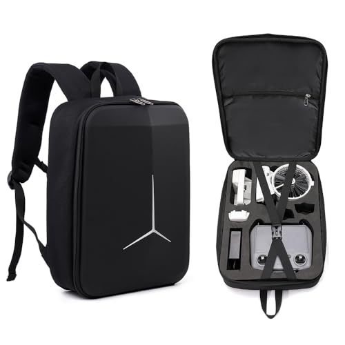 Backpack Case for DJI Flip, Travel Carrying Storage Shoulder Bag EVA Protective Cover Shell can Store Flip Drone Accessories, RC2 or RC-N3 Remote, Charging Hub Batteries Portable Organizer