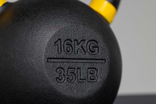 REP Fitness Kettlebell Set and Singles, 4kg to 24kg, 9lb to 53lb Weight Range, Cast Iron, Strength Exercise Training, Home Gym, Power Workout Equipment, Free Weights, Dumbbell Alternative - style: 16 kg