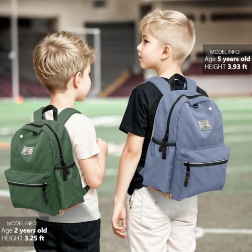 atgark Toddler Backpack for Boys 2-5: Preschool Kindergarten Backpack - 13" Daycare Backpack Fit A4 Folder - color: Blue Crab, style: Ages 2-5 (13" H Fit A4 Folder)