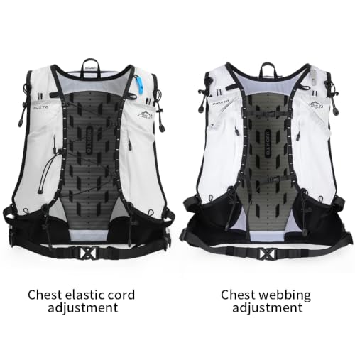 IX INOXTO Hiking Hydration Backpack with 2L/3L Water Bladder for Women and Men18L/25L Water Backpack for Hiking, Cycling, Climbing, Camping - style: White--2L Water Bladder