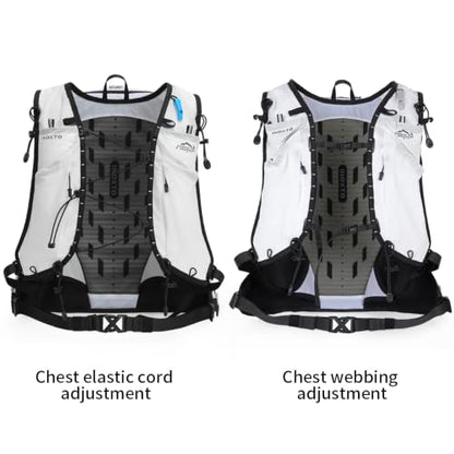 IX INOXTO Hiking Hydration Backpack with 2L/3L Water Bladder for Women and Men18L/25L Water Backpack for Hiking, Cycling, Climbing, Camping - style: White--2L Water Bladder