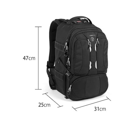 Tamrac Anvil 23 Camera Backpack for Photographers, DSLR Camera Bag with Laptop Compartment, Professional Photography Backpack, Camera Bag with Tripod Holder, Camera Carrying Case, Black - style: Anvil 23