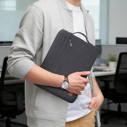 KIZUNA Laptop Tablet Sleeve 10 Inch Water-Resistant Computer Case Hand Bag for 11" iPad Air M3 Pro M4/11 iPad A16/10.9 iPad/10.5" Samsung Galaxy Tab S6/10.5" Surface Go 3/10.1" Lenovo Smart - color: Dark Grey, size: 9.7-10.5 Inch / 11" iPad Pro 2020