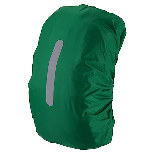 PATIKIL Waterproof Backpack Rain Cover, Non-Slip Backpack Cover with Vertical Reflective Strap Stay Dry for Hiking, Camping, Hunting - color: Dark Green, size: XX-Large