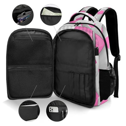 Sport Ball Athlete Player Soccer Fuchsia Primary Elementary School Bags Middle School Book Bags Dinosaur Bookbags for Preschool Child Grandson - color: Fuchsia