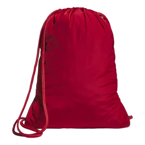 adidas Alliance Sackpack – Drawstring Backpack for Sports, Small Gym Bag, Team Power Red 2/3, OSFA - color: Team Power Red 2/3