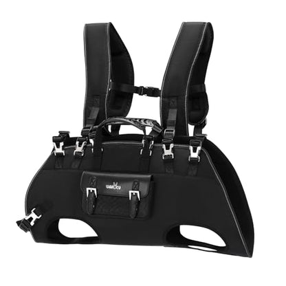 Wakytu Dog Backpack Carrier for Dogs,Dog Lift Harness,Adjustable Padded Breathable Straps for Dogs, Disabled, Joint Injuries, Arthritis,XXL - size: XXL（36.5-66lbs）