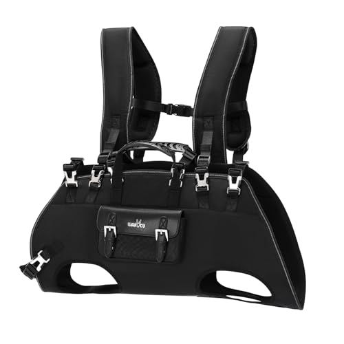 Wakytu Dog Backpack Carrier for Dogs,Dog Lift Harness,Adjustable Padded Breathable Straps for Dogs, Disabled, Joint Injuries, Arthritis,XXL - size: XXL（36.5-66lbs）