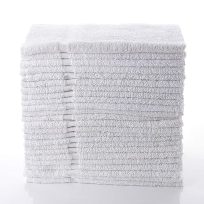 Simpli-Magic Cotton Hand Towels 16"x27" (12 Pack) – Soft Towels for Bathroom, Kitchen, Salon & Gym (White) - color: White