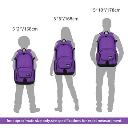 rickyh style School Backpack Travel Bag for Men & Women Lightweight College Back Pack with Laptop Compartmen - color: 04zise