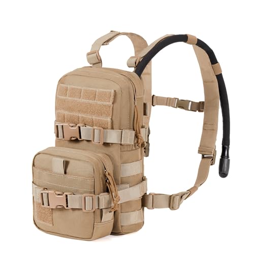 Universal Adjustable Shoulder Straps for CLTAC Mini Hydration Pack Backpack Carrier with Sternum Strap (Brown) - color: Brown