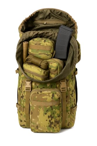 MT PLCE Tactical Backpack with Internal Frame, Military Rucksack for Outdoor, Hiking, Survival Multi-terrian - color: Multi-terrian