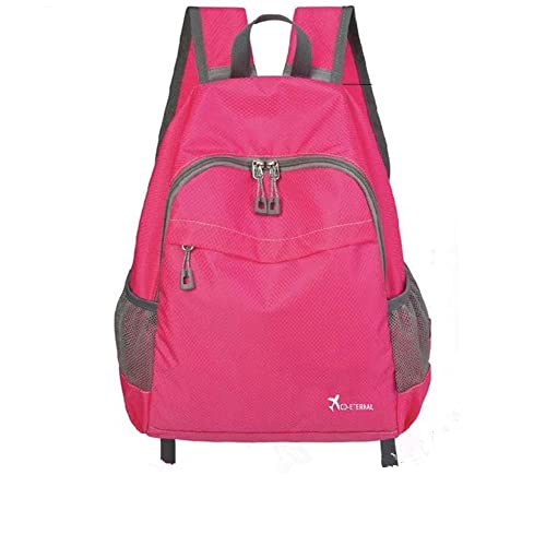 Geboldil Men's and women's waterproof backpack traveling backpack - color: Rose Red
