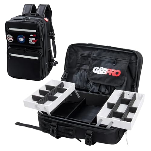 G&BPRO Mobile Workstation Backpack with Patented Extending Tray System, Mid Size Travel Bag for Barber Tools, Hairstylist Travel Case, Makeup Artist Kit & Portable Organizer, Special Edition - color: Special Edition
