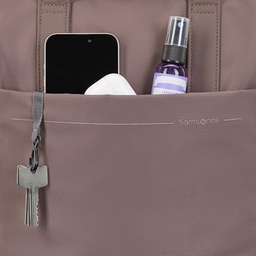 Samsonite Better Than Basics Convertible Backpack - Dual Carrying Options - Doctor-Bag Style Opening With Concealed Front Zipper - StackIt™ Strap Designed For Luggage Trolley - CHOCOLATE MAUVE