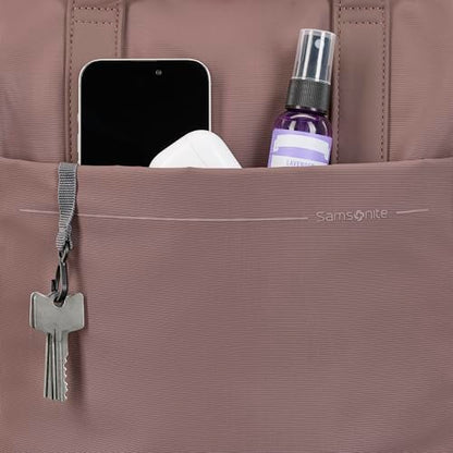 Samsonite Better Than Basics Convertible Backpack - Dual Carrying Options - Doctor-Bag Style Opening With Concealed Front Zipper - StackIt™ Strap Designed For Luggage Trolley - CHOCOLATE MAUVE