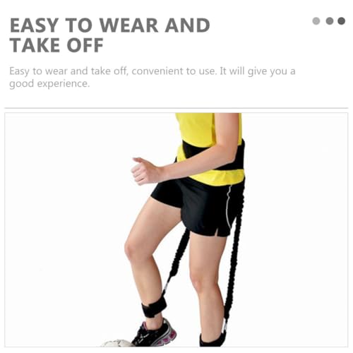 ORFOFE Professional Resistance Bands Ankle Straps Set Reusable Fitness Tube Bands for Leg Strength Training and Vertical Jump Exercise for Home Workout