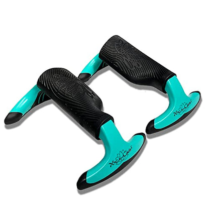 Premium Quality Wrist Alignment Yoga Blocks to Eliminate Wrist Pain in All Poses - Great for Yoga, Pushups and Pilates. Set of 2 with Instruction Card