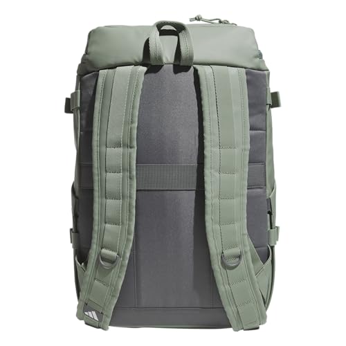 adidas Vista Top-Loading Backpack for Travel and Gym, 29L - color: Silver Green/Grey Six