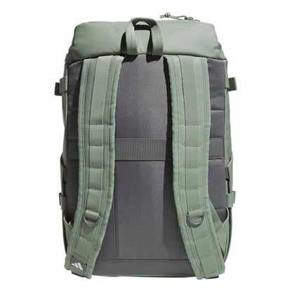 adidas Vista Top-Loading Backpack for Travel and Gym, 29L - color: Silver Green/Grey Six