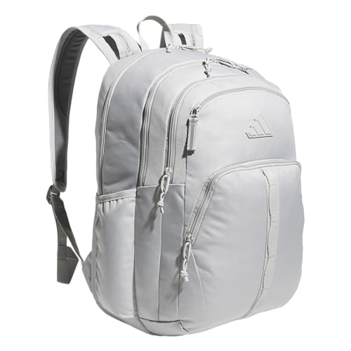 adidas Prime 7 Backpack for Laptop, School and Travel, 37L - color: Grey Two/Grey Four