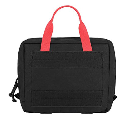 KRYDEX Clear Top Insert Bag with Hook Panel Tactical Packing Cube Travel Organizer Bag (Large) - color: Large