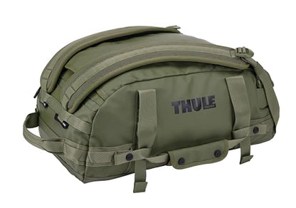 Thule Chasm Duffel bag, Weather-resistant materials, Easy packing, Converts to backpack, Internal pockets, Travel-ready - color: OLIVINE, size: 30L
