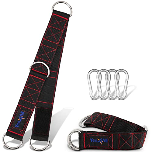 Yes4All Neutral Paddle Grip LAT Pull Down Bar, Range of Motion Spreader Handle Cable Attachments - color: Tricep Strap Extension