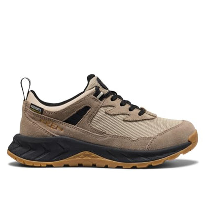 KEEN Kids Hightrail Waterproof Hiking Shoes (Little Kid/Big Kid) - color: Brindle/Oak Buff, size: 2 Big Kid