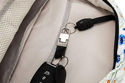 Kinmac Lavender Waterproof Laptop Travel Outdoor Backpack With USB Charging Port For 13 inch 14 inch and 15.6 inch Laptop - color: Lavender
