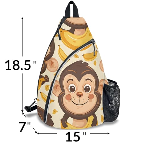 Pickleball Bag for Women Men Adjustable Crossbody Sling Backpack Hold Pickleball Paddle Water Bottle - color: Multicolor 2