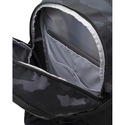 Under Armour Unisex Hustle Sport 6.0 Backpack, (002) Black/Metallic Black, One Size Fits Most - color: (002) Black / Black / Metallic Black, size: One Size Fits Most