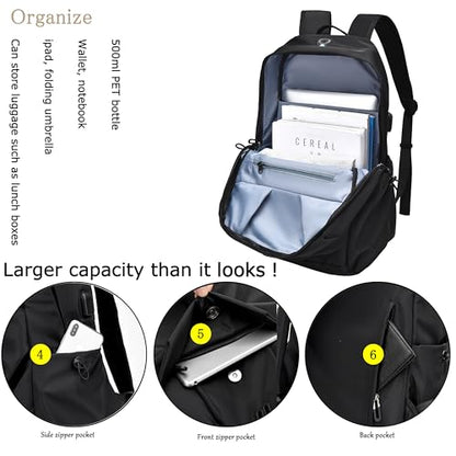 FSD. WG Casual Bag for Men Fashionable Outdoor Bag Popular Travel Bag Casual Large Capacity - color: 10045blacka