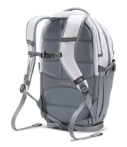 The North Face Women's Recon Everyday Laptop Backpack, TNF White Metallic Mélange/Mid Grey, One Size - color: Tnf White Metallic Mélange/Mid Grey