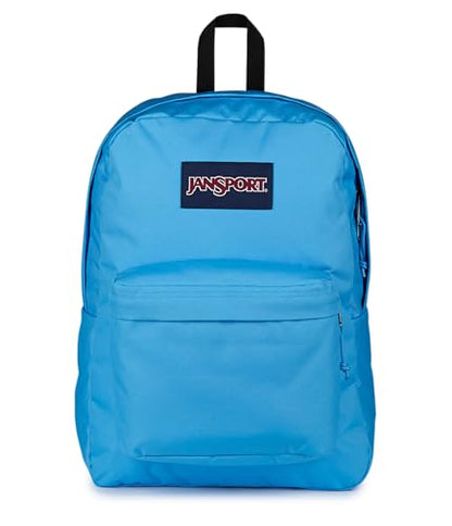 JanSport SuperBreak One Backpack - Durable, Lightweight Bag with 1 Main Compartment, Front Utility Pocket with Built-in Organizer, Premium Backpack, Electric Azul - color: Electric Azul