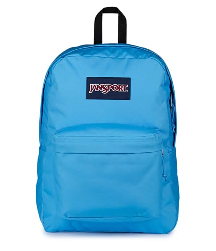 JanSport SuperBreak One Backpack - Durable, Lightweight Bag with 1 Main Compartment, Front Utility Pocket with Built-in Organizer, Premium Backpack, Electric Azul - color: Electric Azul