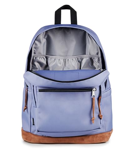 JanSport Right Pack Backpack - Durable Daypack with Padded 15" Laptop Sleeve, Spacious Main Compartment & Integrated Water Bottle Pocket, Lavender Ash - color: Lavender Ash