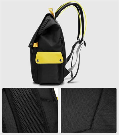 Anti Theft Travel Laptop Backpack with Usb Charging Port Water Resistant Extra Large (Blue/Black,17in) - color: Blue/Black