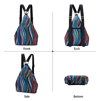 Black Butterfly Premium Backpack for Women, Bohemia Style Fashion Casual Daypack Backpack, Small Backpack Purse (68-multicolor) - color: 68-multicolor