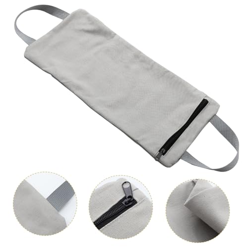 Fitness Training Sandbag Durable Workout Sand Bag with Handles for Weight Lifting Yoga and Cardio for Functional Training and Muscle Building Grey Color